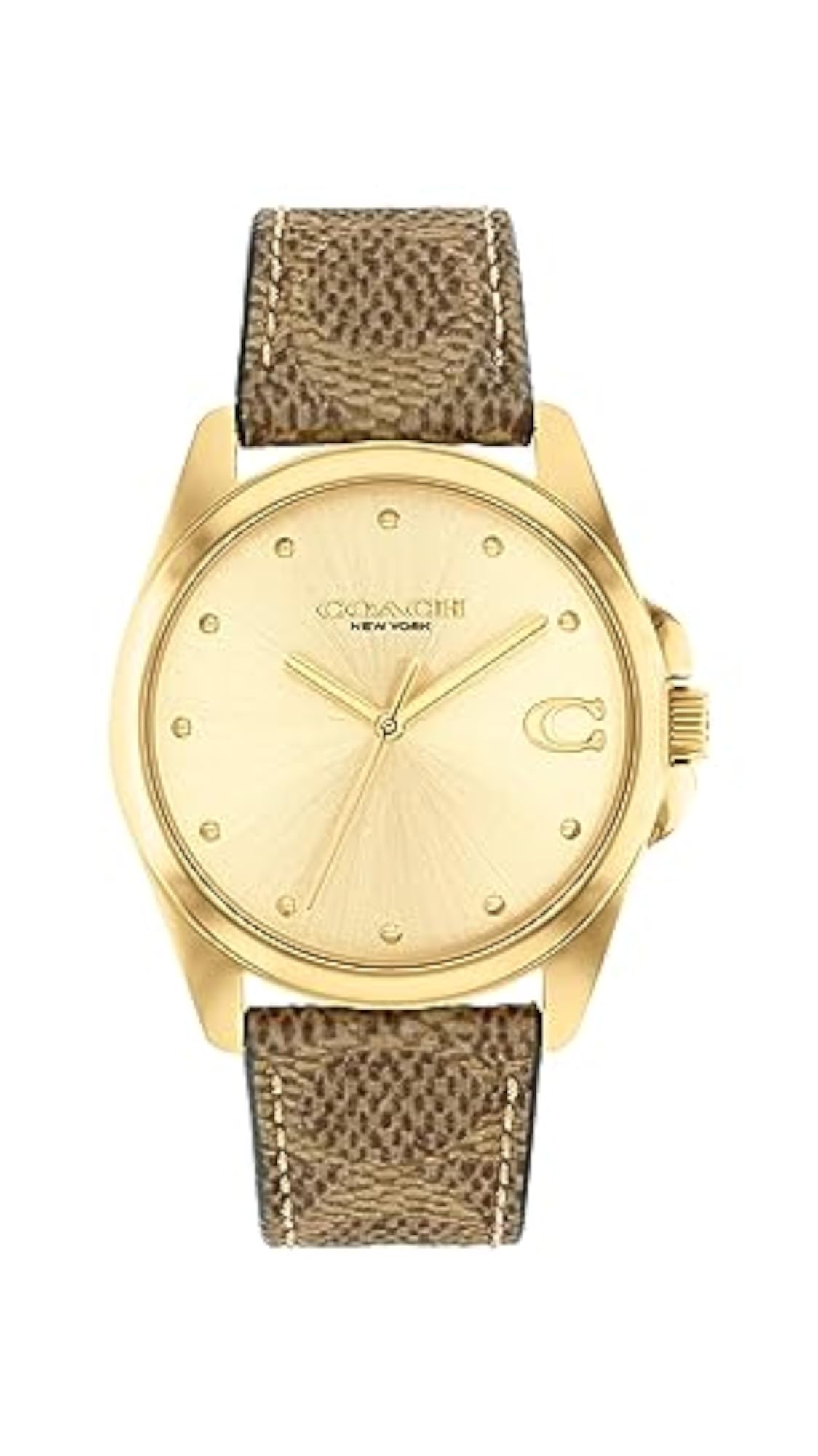 Women's Greyson Qtz Basic Champagne Round Dial Watch